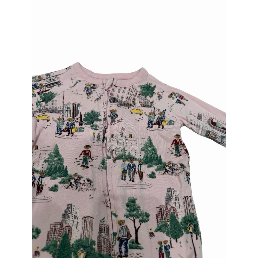 Ralph Lauren baby one piece iconic polo bear New York City Madison Ave 3 month